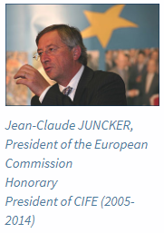 Jean-Claude Juncker, président du CIFE de 2005 à 2014