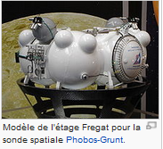 Maquette de l'étage Fregat