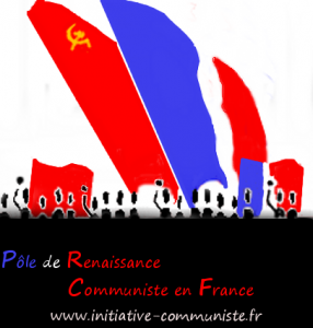 deux drapeaux drapeau fran�ais drapeau rouge PRCF