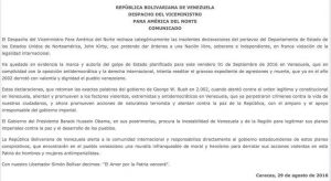 1er septembre coup d'tat US venezuela
