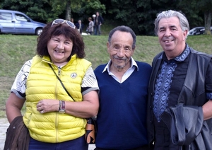 Claude et Lydia Bourguignon avec Pierre Rabhi