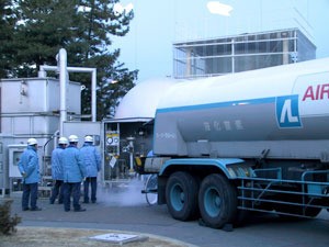 Chargement nitrogène Fukushima