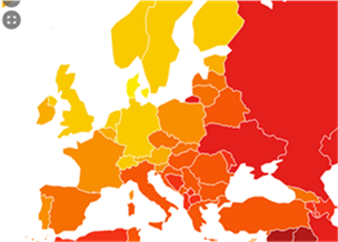 Corruption perception Europe