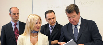 Xavier Darcos et Jean-Michel Blanquer, août 2008 {PNG}