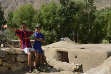 Maison pamirie du tajikistan - Par Bernard Grua
