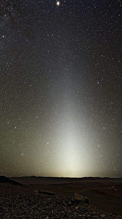 Lumière Zodiacale depuis le Cerro Paranal, Y.Beletsky