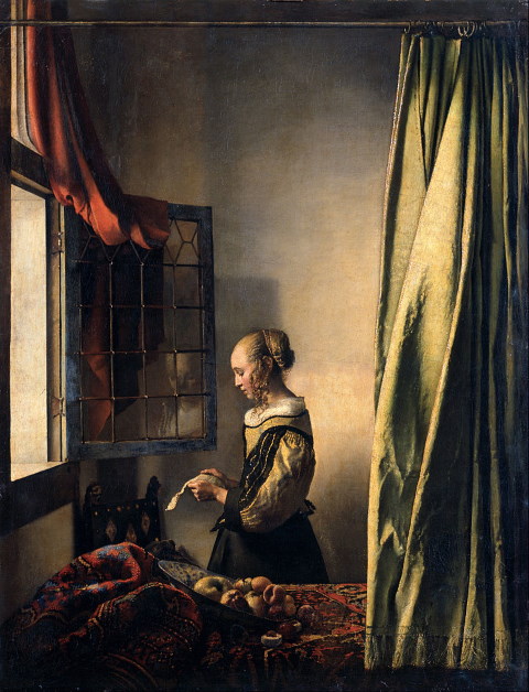 Vermeer - Jeune Femme Lisant une Lettre