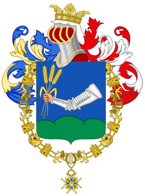 File:Coat of Arms of Mikls Horthy (Order of Charles III).svg