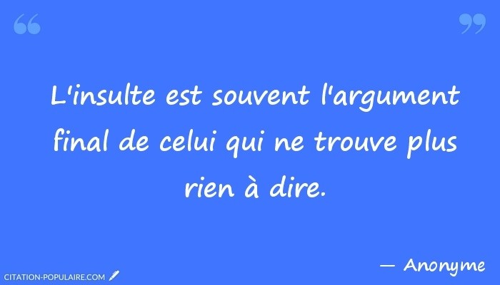 Le Cynisme Et L Insulte Agoravox Le Media Citoyen