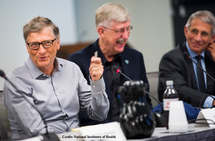 Gates, Dr Fauci, Dr Collins {PNG}