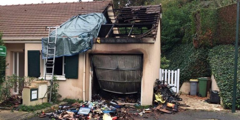 capteur compteur électrique Linky explosion incendie d'une habitation, maison à Bièvres en décembre 2017