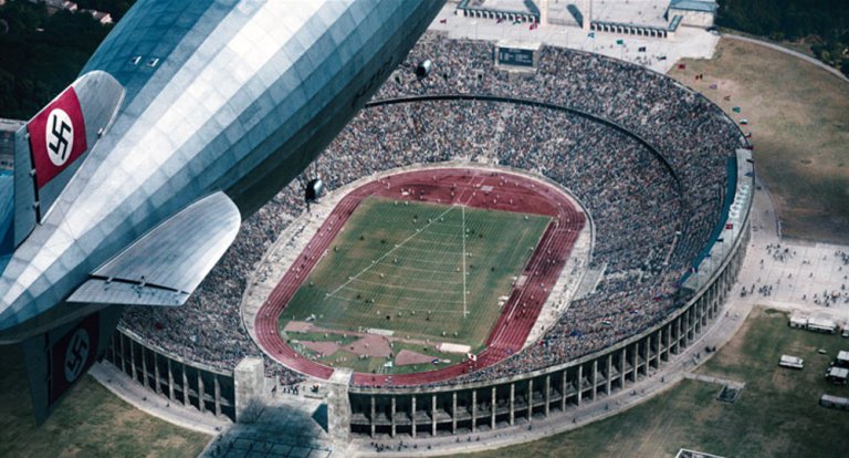 Great CGI Image of Hindenburg at 1936 Olympics | Airships.net