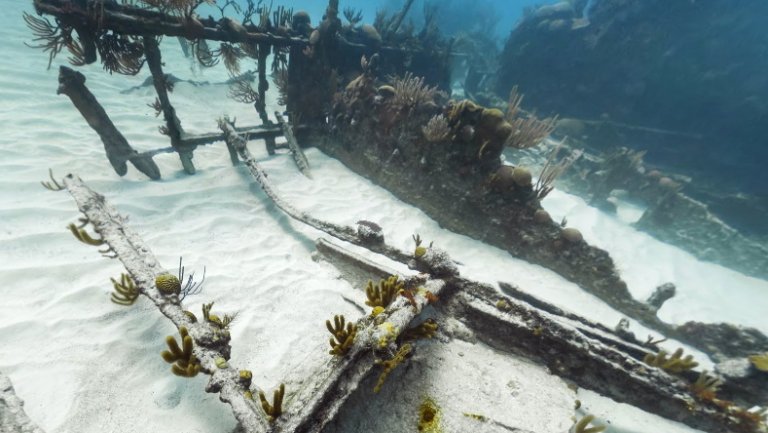 Explorez l'pave de la Mary Celeste grce  Google Street View
