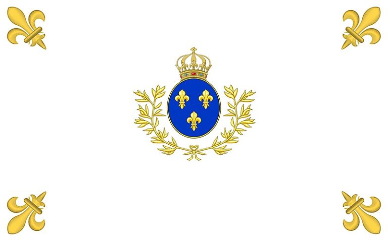 Fichier:Drapeau Royaume de France 1815-1830.jpg