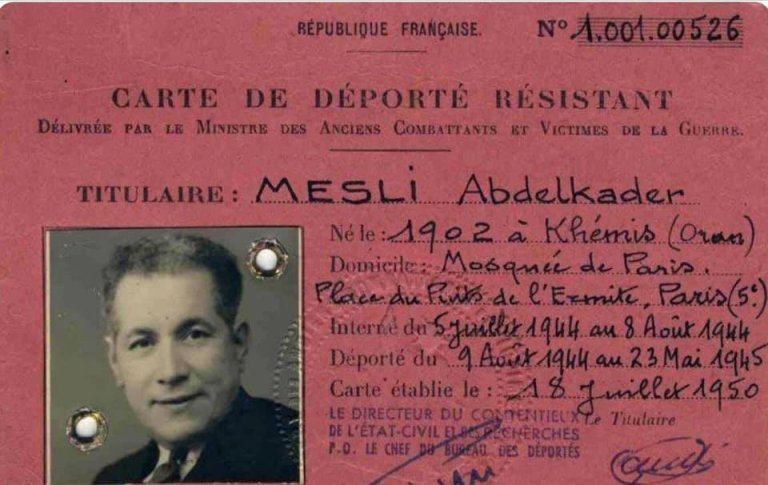 Abdelkader Mesli, l'imam parisien qui a sauv des Juifs pendant la Shoah -  The Times of Isral