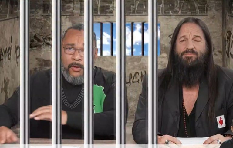 Un extrait du clip de Dieudonn et Francis Lalanne pour les europennes 2024. 