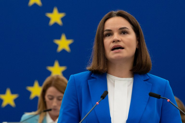 Svetlana Tikhanovska�a au PE: soutenez les aspirations europ�ennes  b�larusses | Actualit� | Parlement europ�en