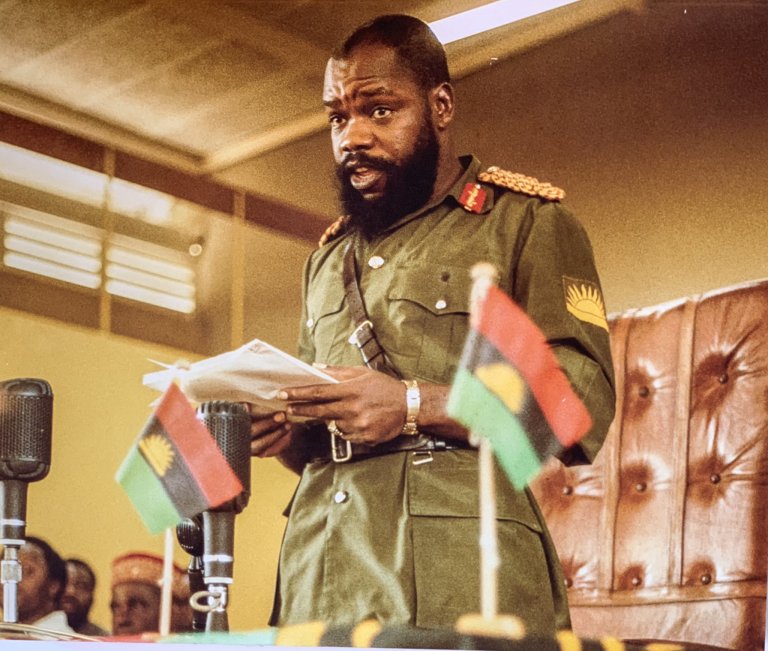 Centre For Memories - Ncheta Ndigbo on X: "General Chukwuemeka Odumegwu  Ojukwu Leader of the defunct Republic of Biafra (1967-1970). #15january1970  #NationalDayOfPeace #centreformemories https://t.co/eWgMqxPUqG" / X