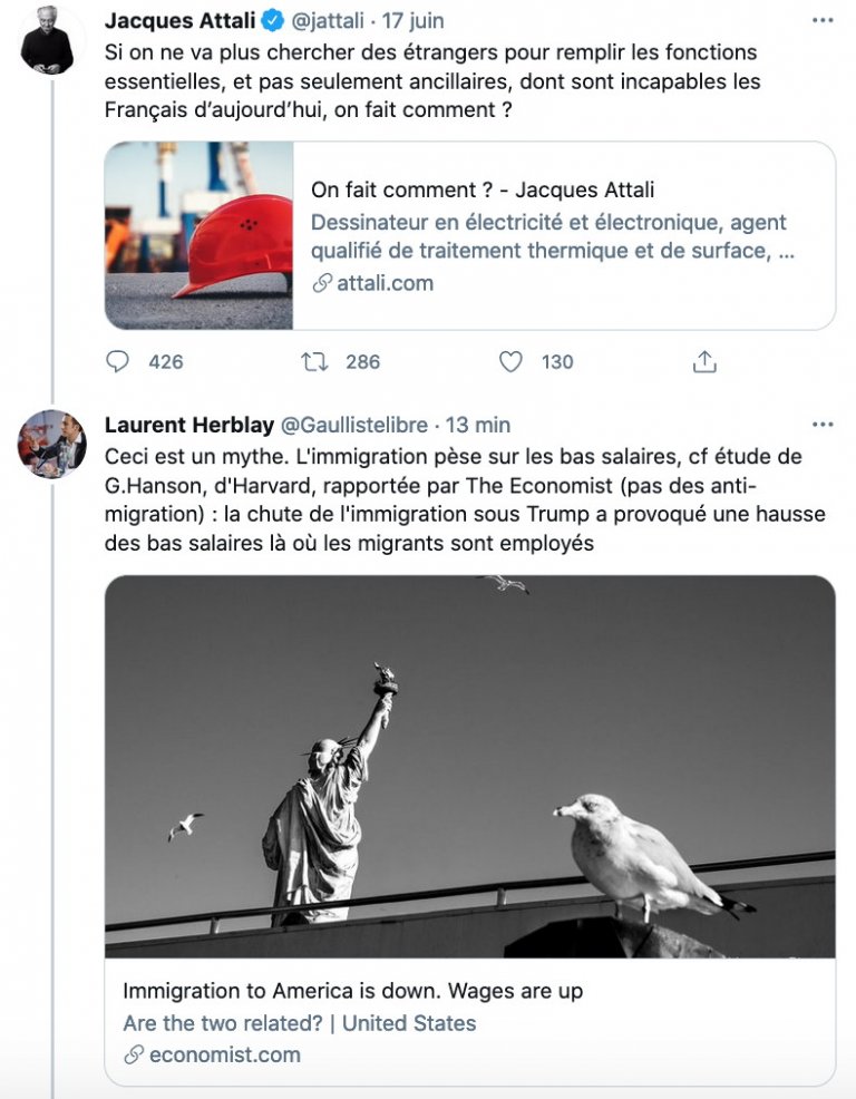 Jacques Attali Avocat Superficiel Et Meprisant De L Immigration Agoravox Le Media Citoyen